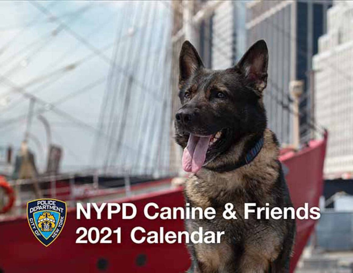 NYPD 2021 Calendar... with Dogs!